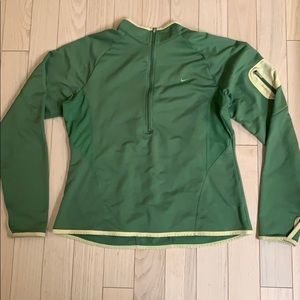 Nike Fit Dry 3/4 zip long sleeve shirt/ pullover